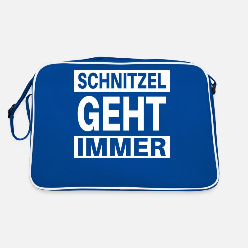 Schnitzel geht IMMER! Retro Tasche