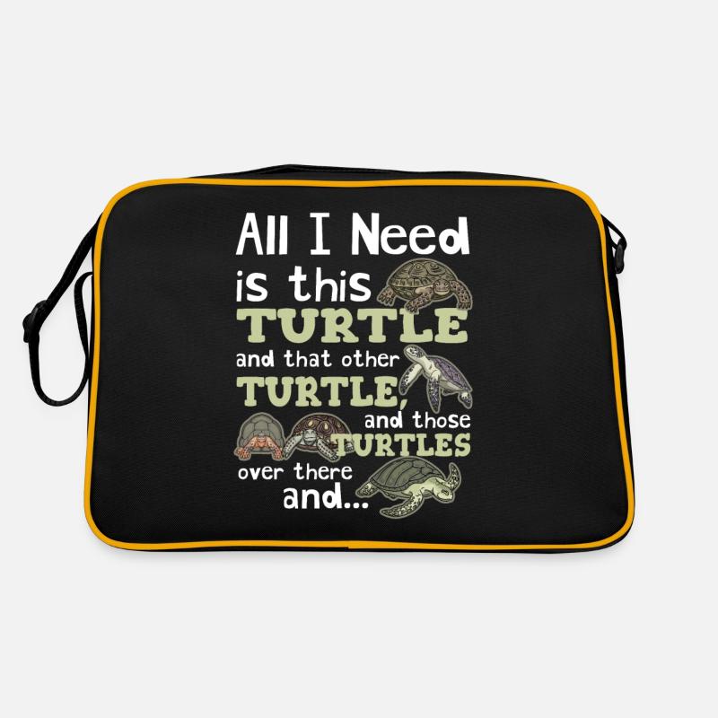 All I Need Is This Turtle And Those Over There Tur Retro Tasche
