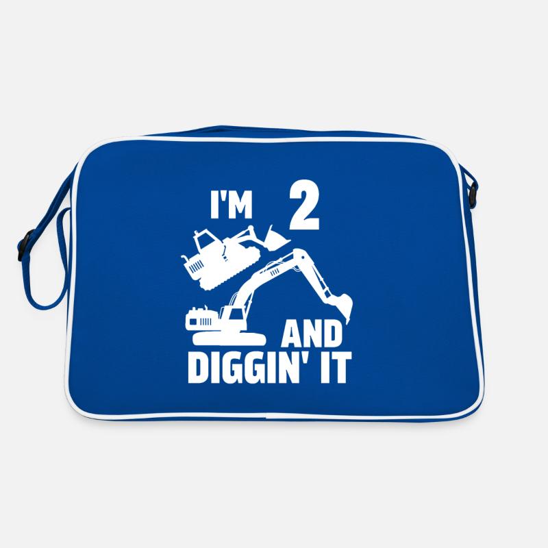 I'm 2 und Diggin' It Retro Tasche