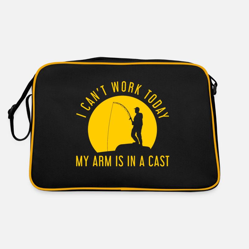 I Can't Go to Work Today My Arm is in A Cast Retro Tasche