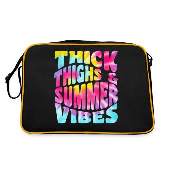 Été - Sac Retro - noir/or - Dos