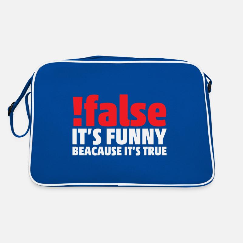 Faux c’est drôle parce que c’est vrai Programmeur Sac Retro