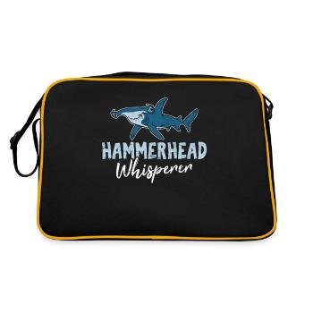 Hammerhead Whisperer Requin-marteau Sphyrna Funn - Sac Retro - noir/or - Dos