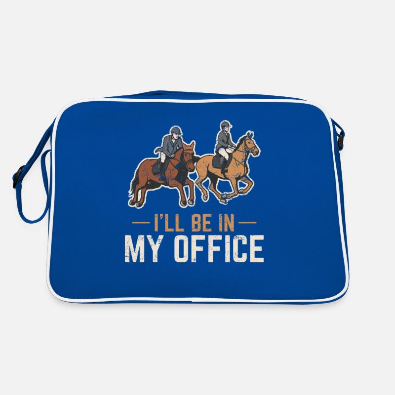Je serai dans mon bureau Chevaux de ferme Cheval R Sac Retro