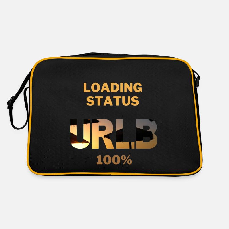 Loading Status URLB 100% Urlaub Sommer Strand Sun Retro Tasche