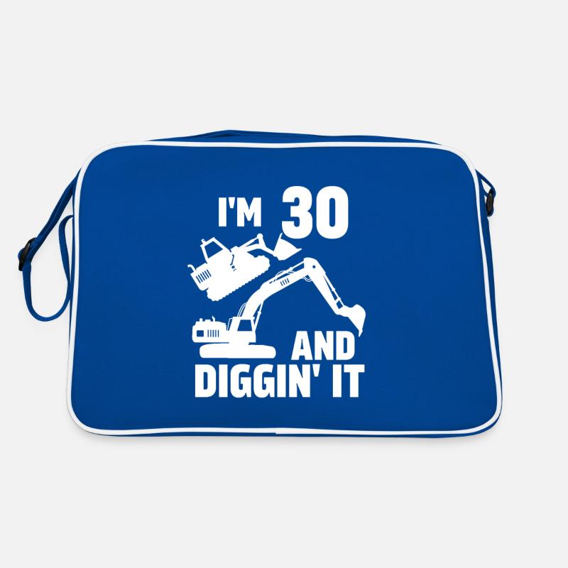 Ich bin 30 und Diggin' It Retro Tasche