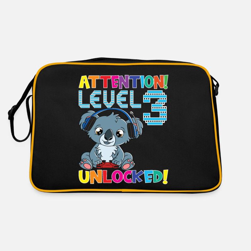 Niveau 3 Anniversaire de jeu débloqué Sac Retro
