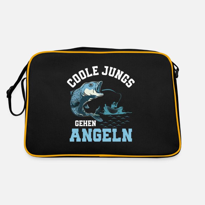 Les gars cool vont à la pêche Pêcheur Pêcheur Pêcheur Sac Retro