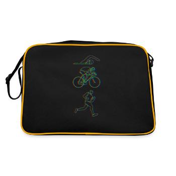 Triathlon Trippy Hamsa - Sac Retro - noir/or - Dos