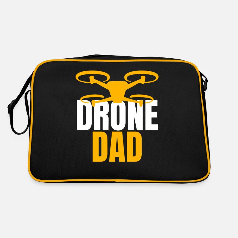Drone Dad Drone Pilot Drone Operator Retro Bag