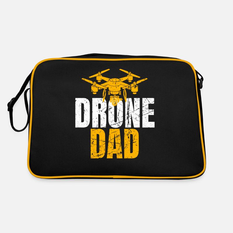 Drone Dad Drone Pilot Drone Operator Retro Bag