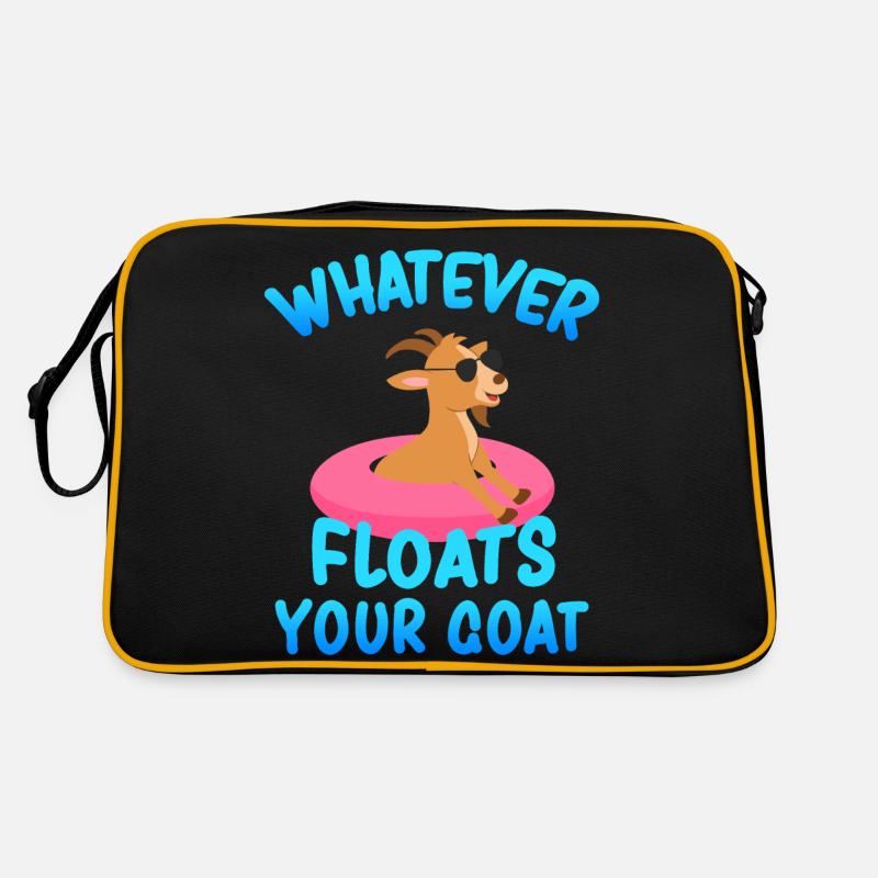 Whatever Floats Your Goat Retro Tasche