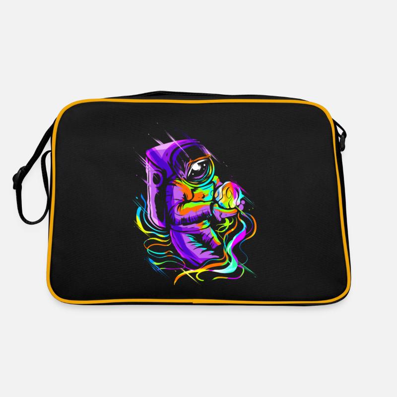 Astronaut Space Funny Spaceman Moon Retro Tasche