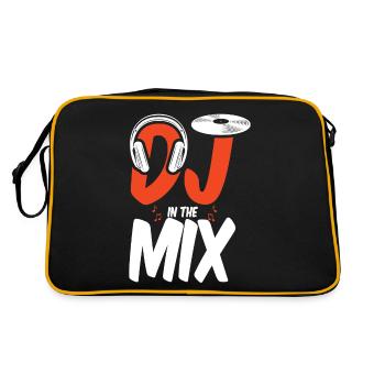 DJ In The Mix - Retro Bag - black/gold - Back
