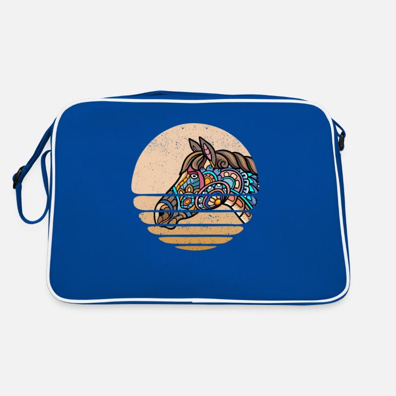 Pferd Stammes-abstrakte Kunst Native American Retro Tasche