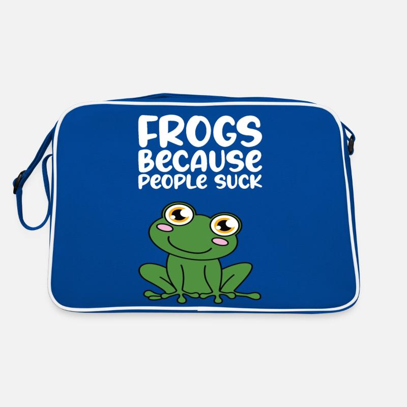 Grenouilles parce que les gens sont de la merde Sac Retro