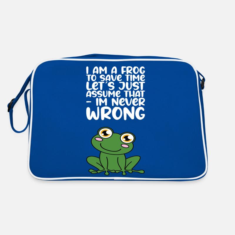 Je suis une grenouille Sac Retro