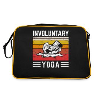 Yoga Involontaire Jiu JItsu Brésilien BJJ JiuJitsu - Sac Retro - noir/or - Dos