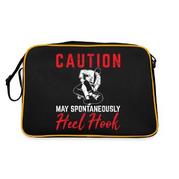 La prudence peut spontanément talonner le crochet BJJ Jiu Jitsu - Sac Retro - noir/or - Dos