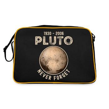 Pluto 1930-2006 never forget - Retro Bag - black/gold - Back