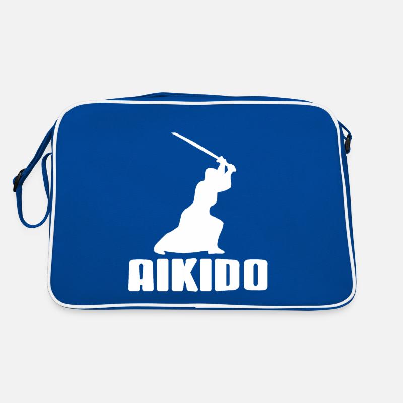 Cool Awesome Aikido Designs T-Shirt Present Gift Retro Bag