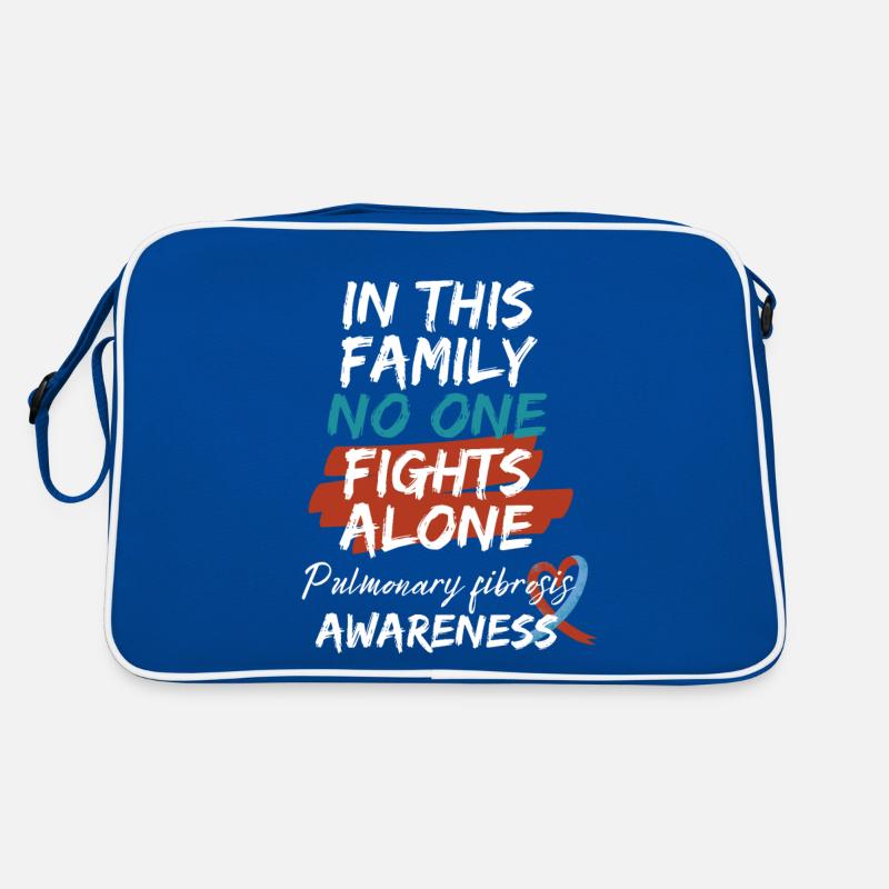 Lungenfibrose ILD Interstitielles Lungenbewusstsein Retro Tasche