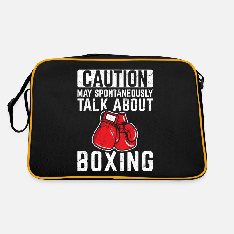 Peut parler spontanément de boxe drôle de boxe Sac Retro