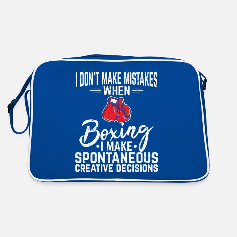 I Don't Make Mistakes Funny Boxing Lover Student A Retro Tasche