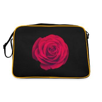 Rose rouge - Sac Retro - noir/or - Dos