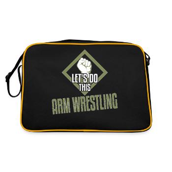 Lets Do This Arm Wrestling - Retro Bag - black/gold - Back