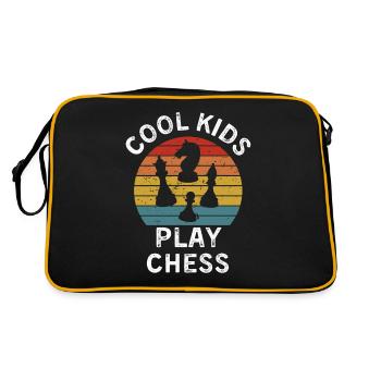 Cool Kids Play Chess - Retro Bag - black/gold - Back