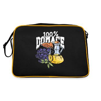Balkan Jugo Disant 100% Domace - Sac Retro - noir/or - Dos