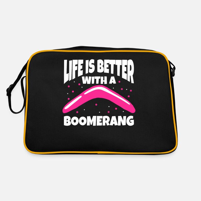 Life Is Better With A Boomerang Retro Bag