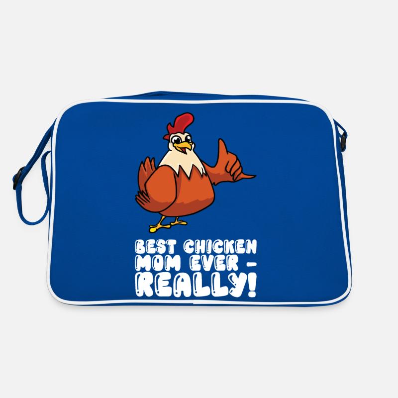 La meilleure mère de poulet de tous les temps Sac Retro