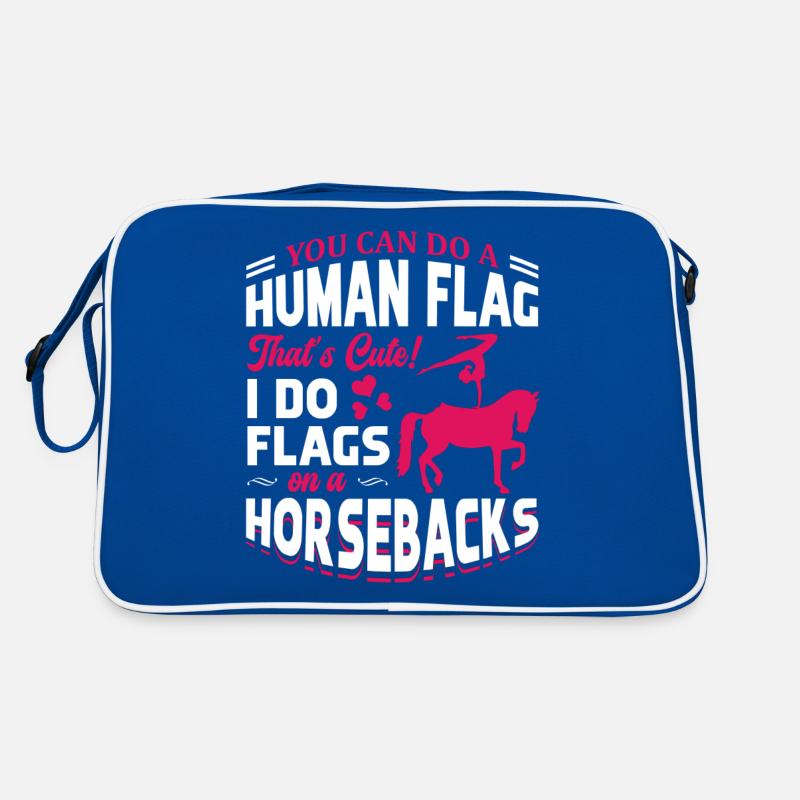 Voûter je fais des drapeaux à cheval Sac Retro