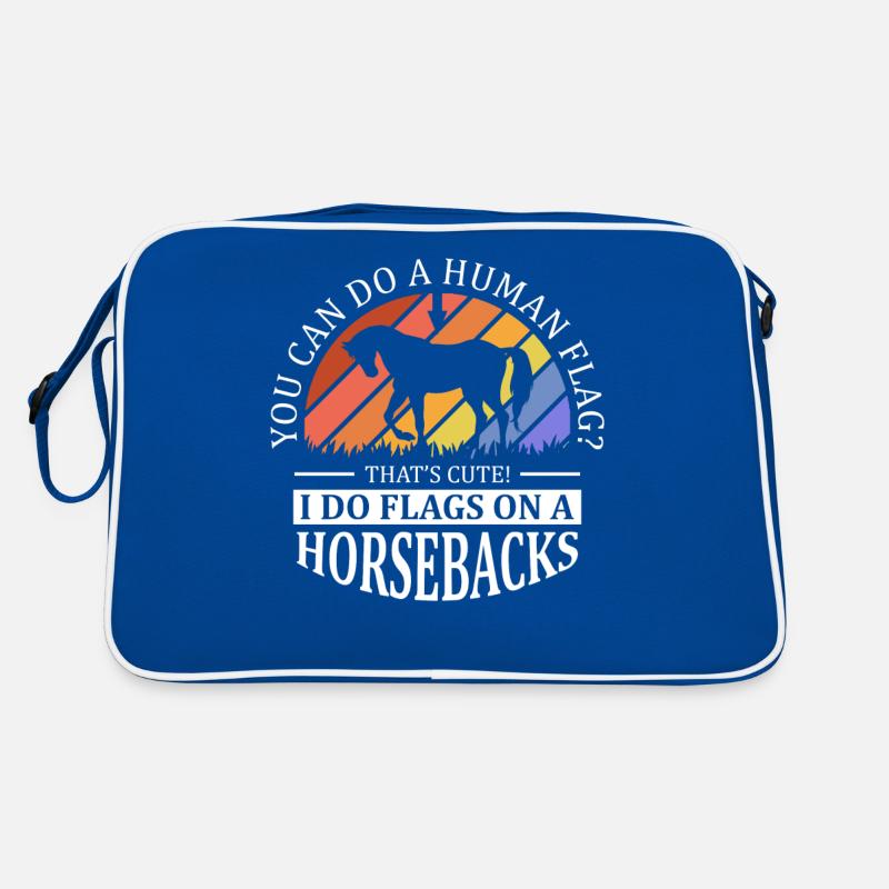 Voûter je fais des drapeaux à cheval Sac Retro