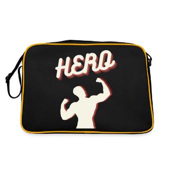 Gym Deadlifts Workout love - ma déroute de fitness de passe-temps - Sac Retro - noir/or - Dos