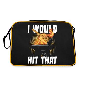 Blacksmith Armourer Goldsmith - Retro Bag - black/gold - Back