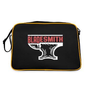 Blacksmith Armourer Goldsmith - Retro Bag - black/gold - Back