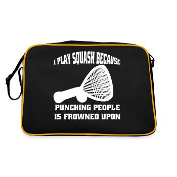 Squash Racquetball Joueurs Squash Jeu Racquetball - Sac Retro - noir/or - Dos