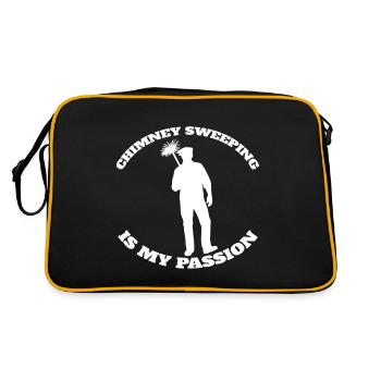 Ramoneur Ramoneur Cadeau Balayeuse de nourriture - Sac Retro - noir/or - Dos