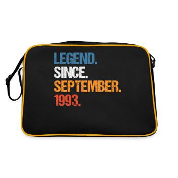 Légende depuis septembre 1993 Anniversaire - Sac Retro - noir/or - Dos