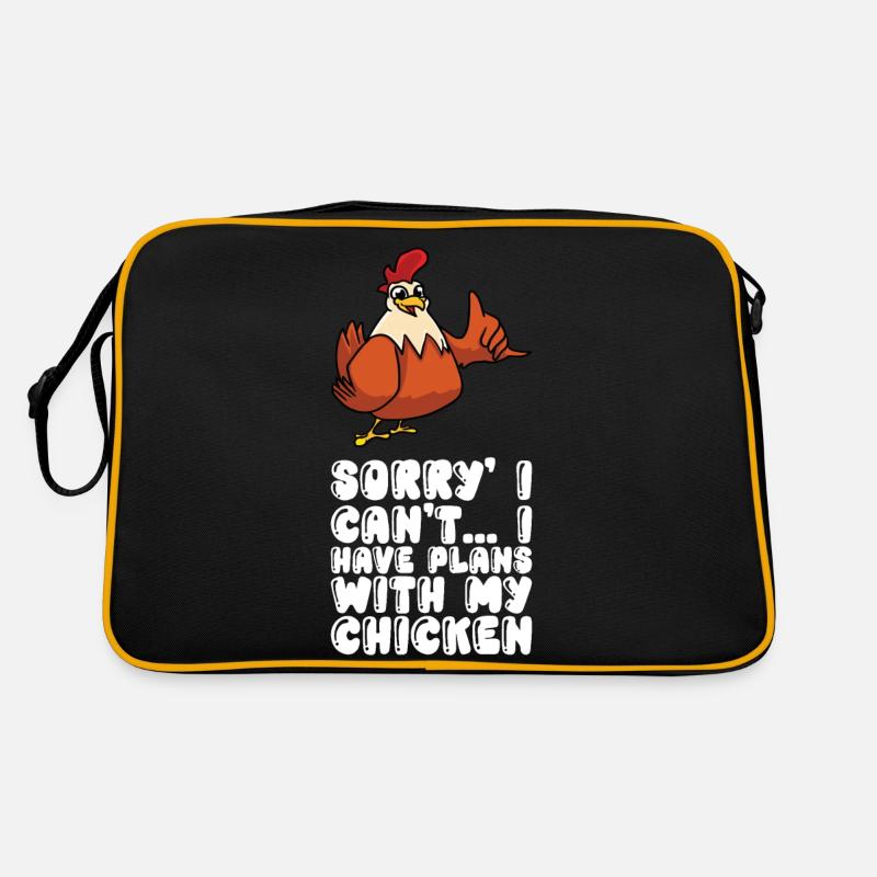 Je ne peux pas. J’ai des projets avec mon poulet. Sac Retro