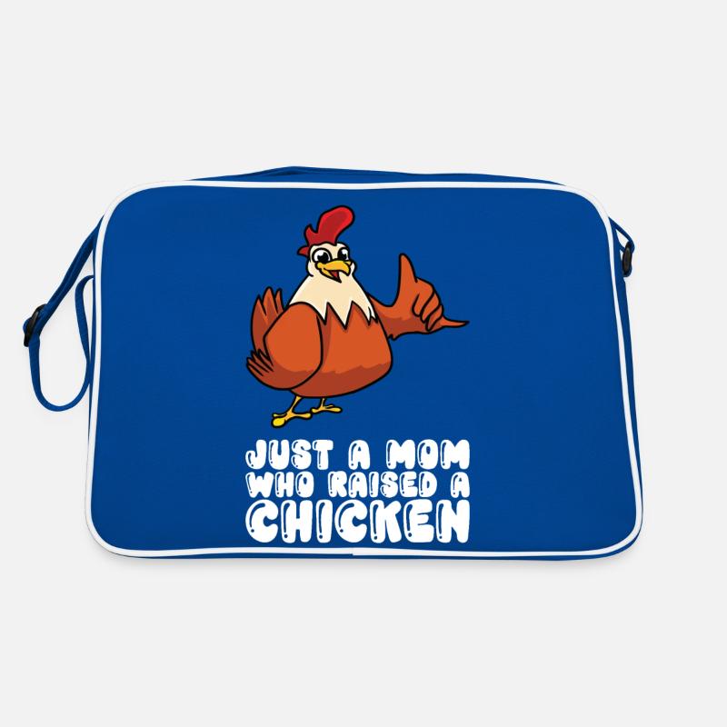 Nur Eine Mutter, Die Ein Huhn Aufgezogen Hat Retro Tasche