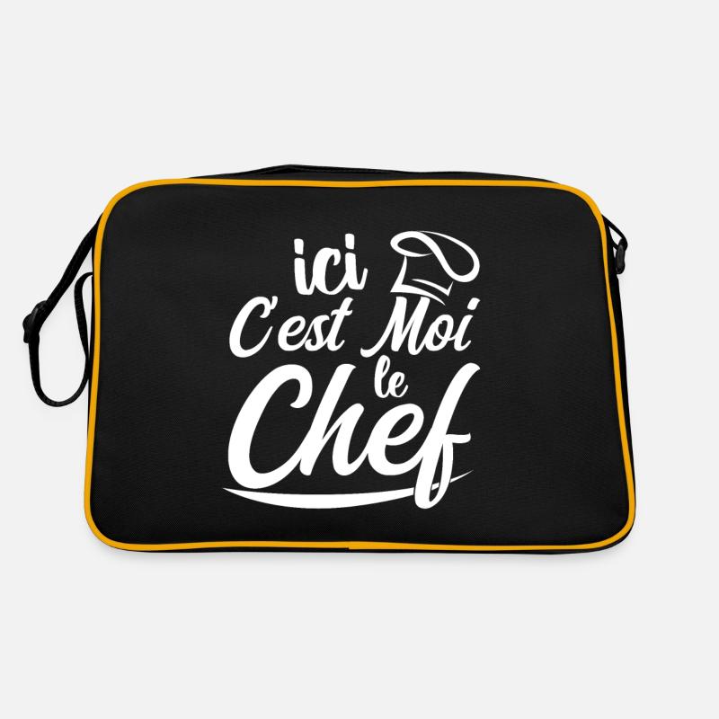 Ici C'est Moi Le Chef Sac Retro