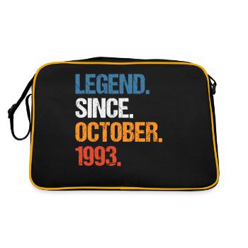Légende depuis octobre 1993 Anniversaire - Sac Retro - noir/or - Dos
