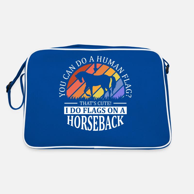 Voûter je fais des drapeaux à cheval Sac Retro