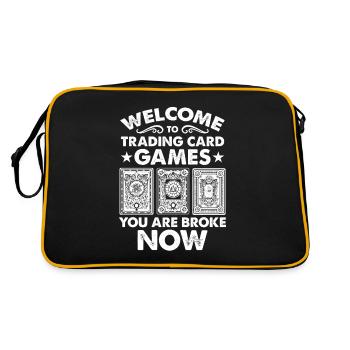 Cartes à collectionner Bienvenue dans les jeux de cartes à collectionner - Sac Retro - noir/or - Dos