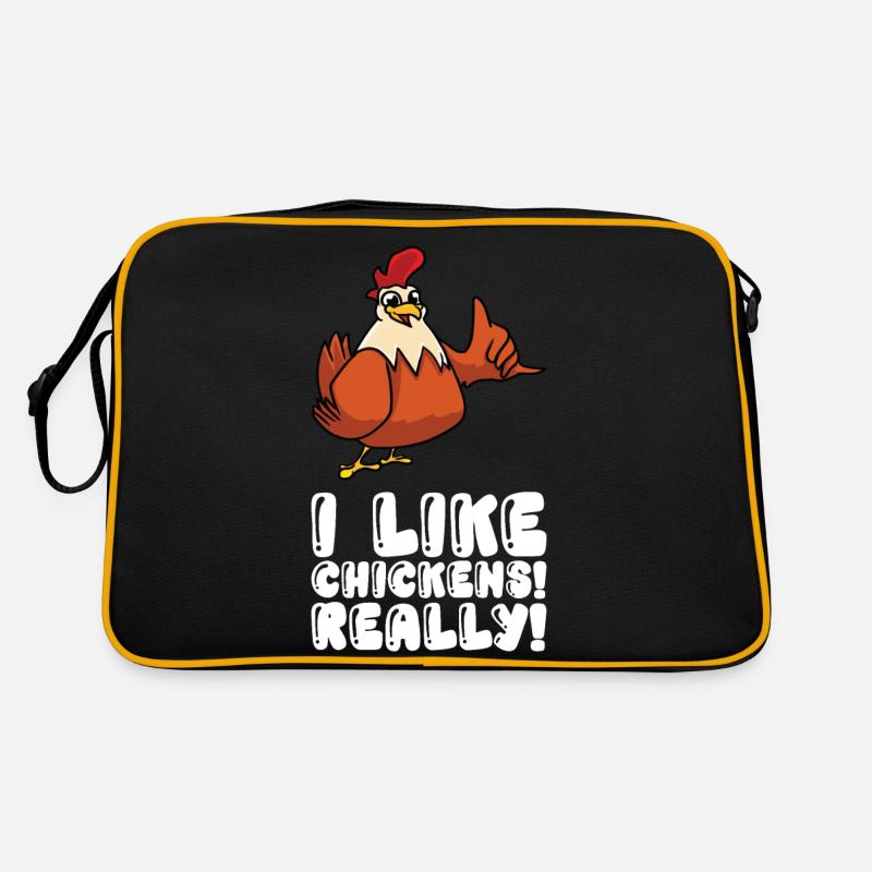 J’aime beaucoup les poulets Sac Retro