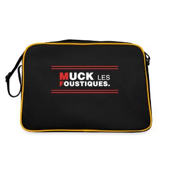 Muck Les Foustiques Deteste les Piqûres moustiques - Sac Retro - noir/or - Dos